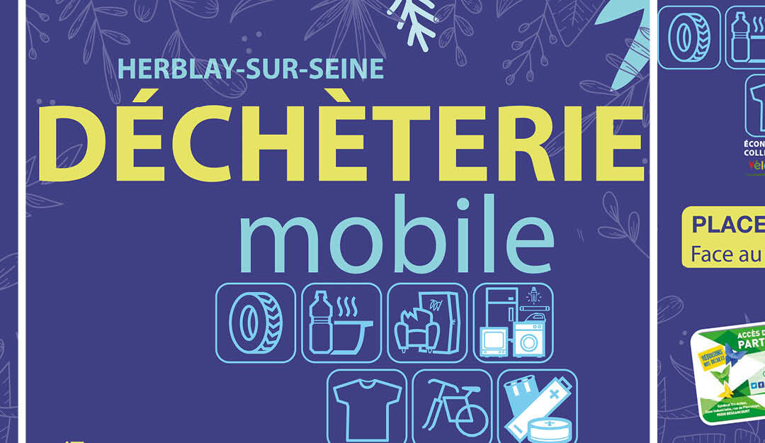 Déchèterie mobile – Herblay-sur-Seine – 13 mars 2021