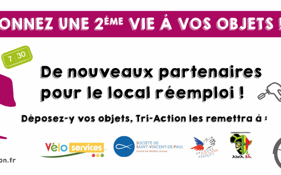 Le local réemploi attend vos dons !