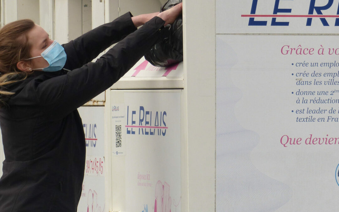Les bornes textiles de la déchèterie