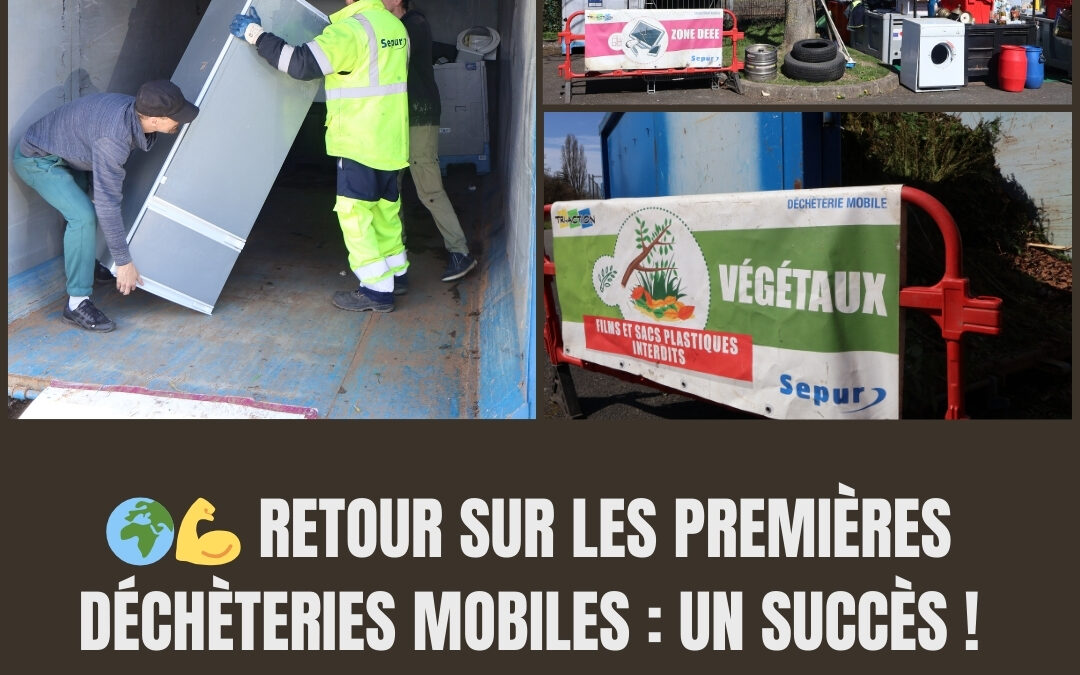 Les premières déchèteries mobiles
