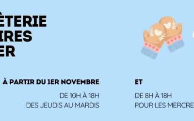 déchèterie horaires d’hiver