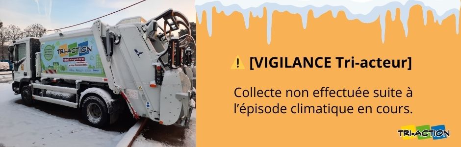 La collecte de verre non effectuée suite aux intempéries: Mercredi 7 janvier matin, Herblay-sur-seine