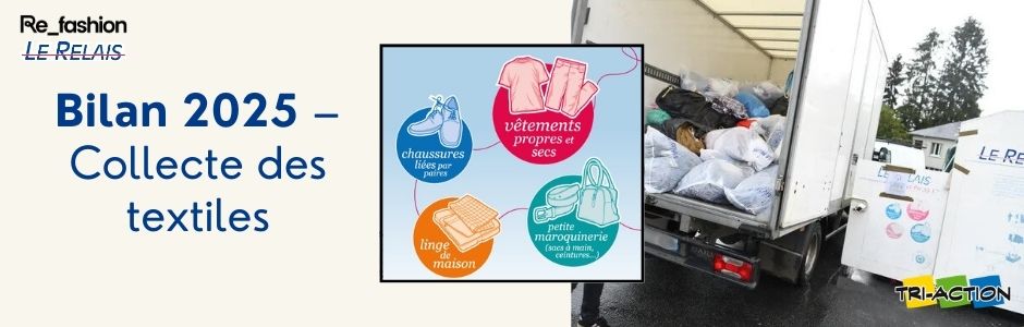 👕 Bilan 2025 : 85,35 tonnes de textiles collectées